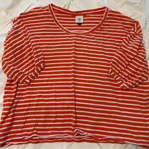Cabi Oversized Crop Shirt Size Extra Small